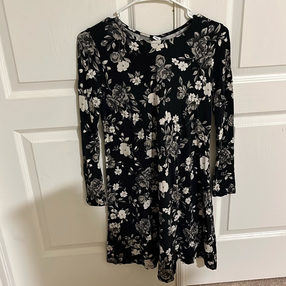 Black floral Old Navy Dress